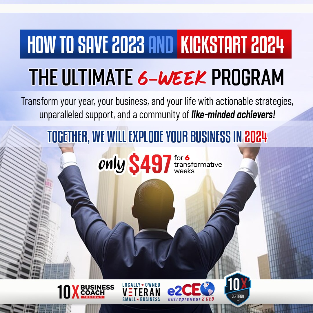 🚀 How to Save 2023 and Kickstart 2024: The Ultimate 6-Week Program 🚀